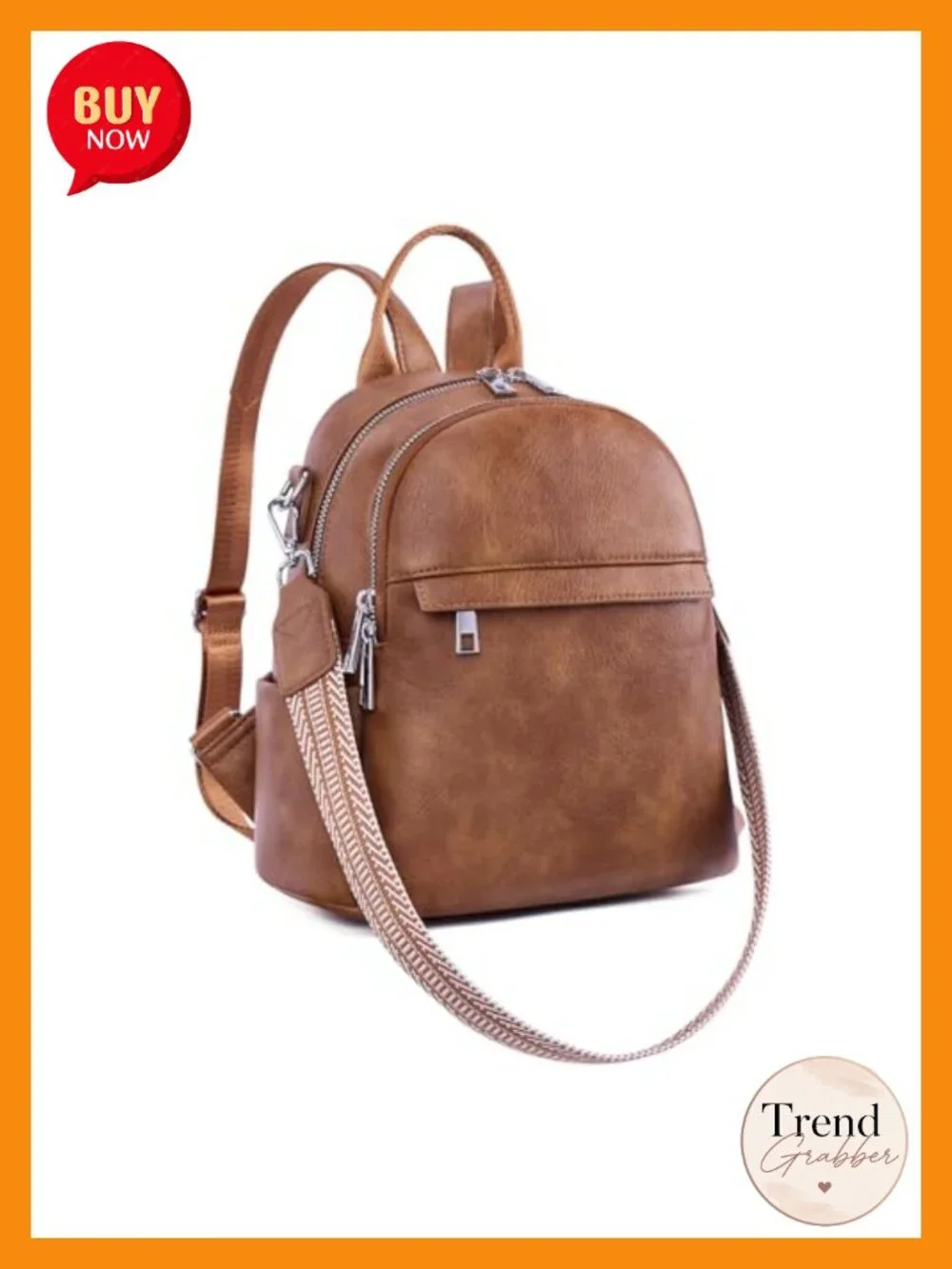 Mini Convertible Faux Leather Backpack Purse for Women Travel